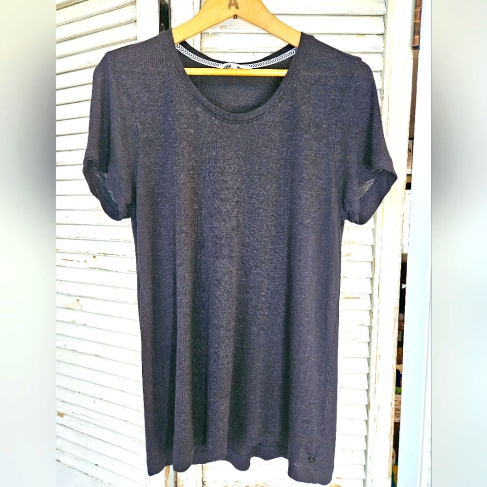 Sandwich linen blend classic tee S